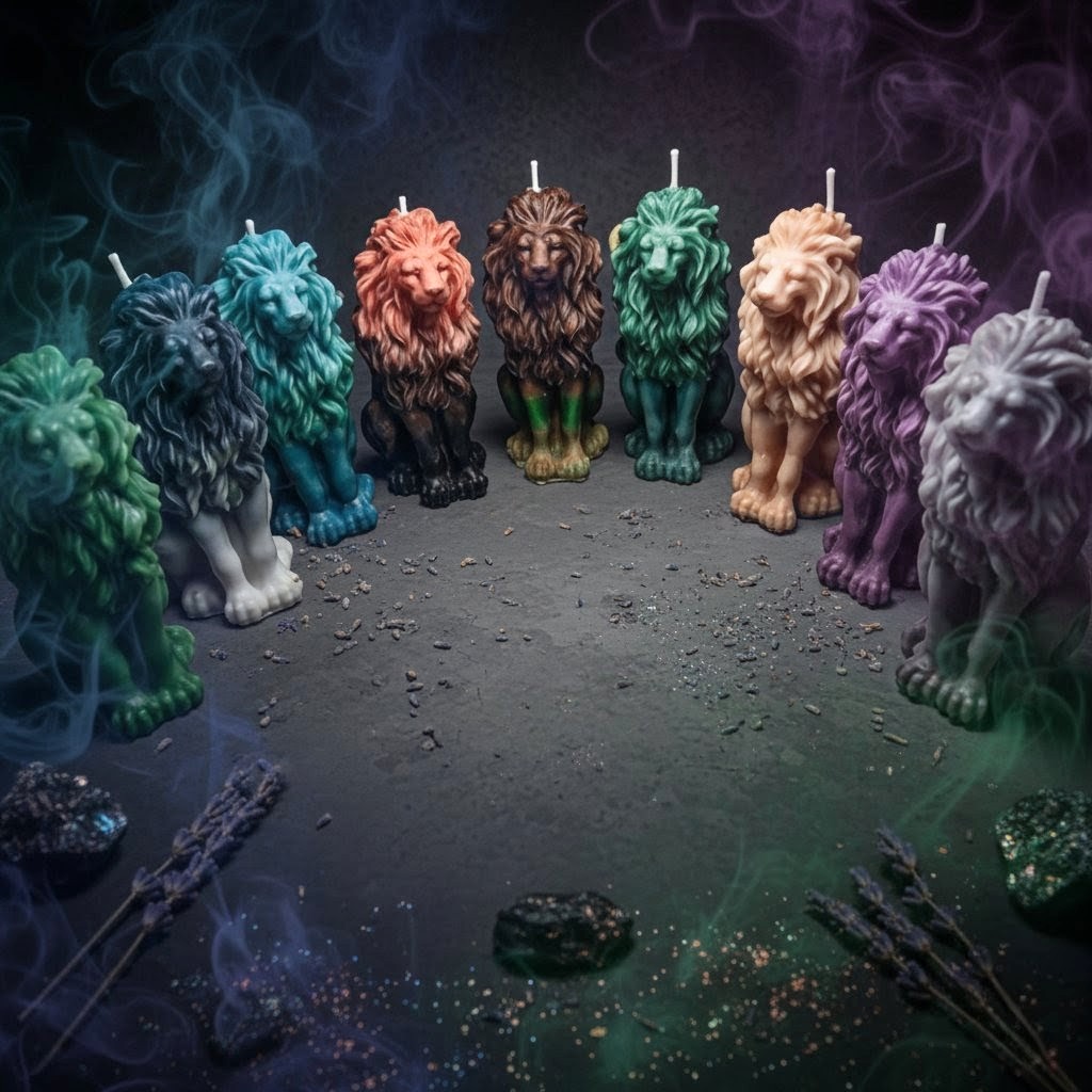 Guardian Lion Ritual Candles